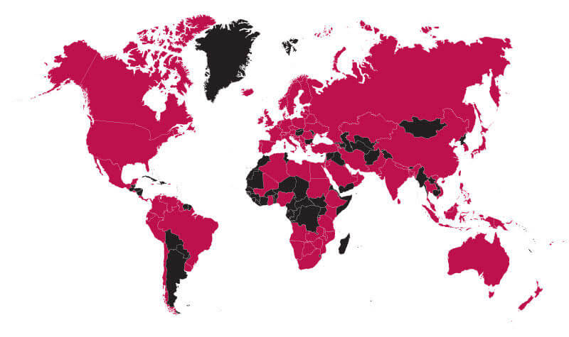 Respondent Map - Westgard QC Survey