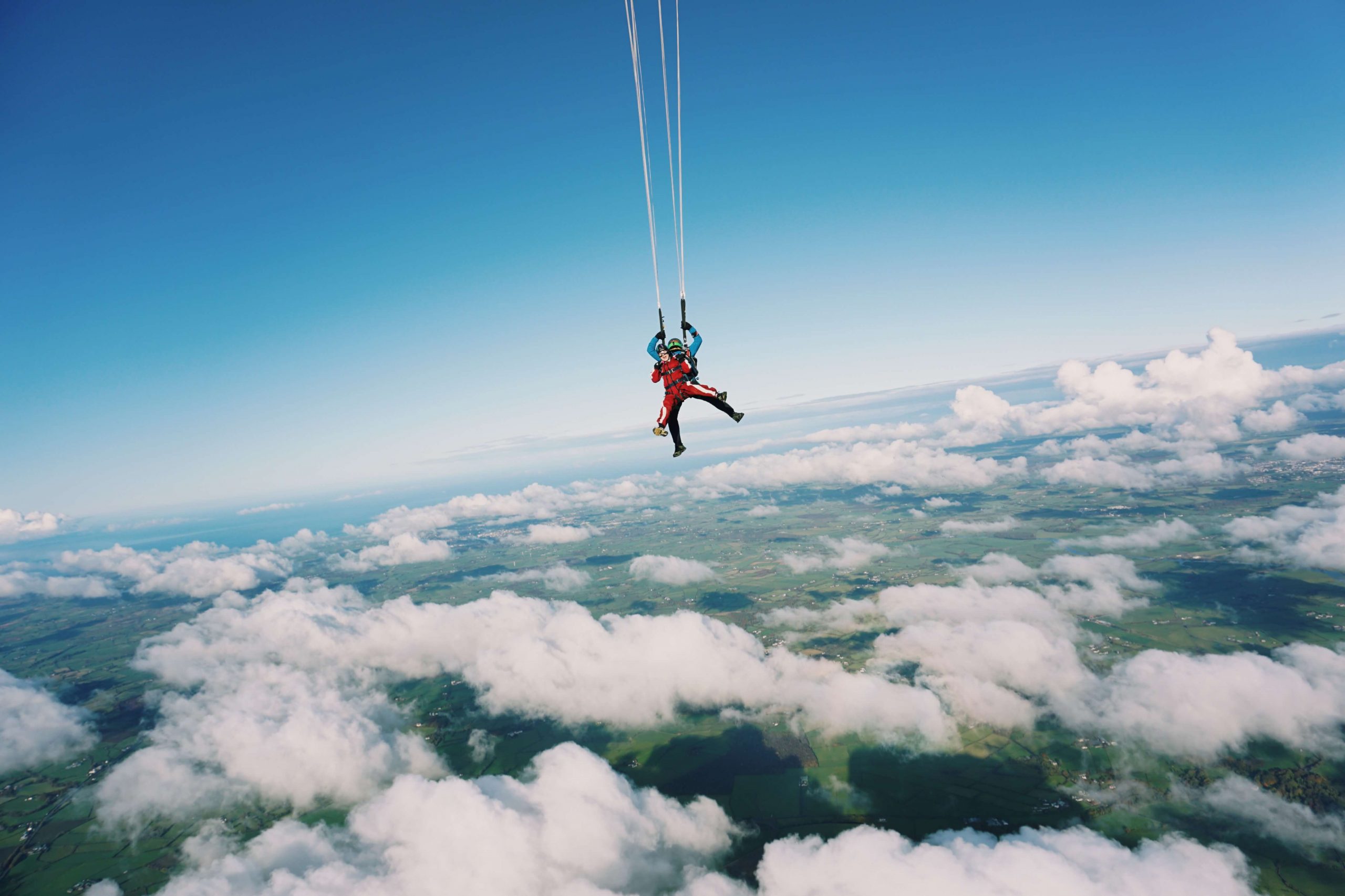 Celine skydives for AWARE