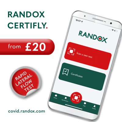 randox certifly £20