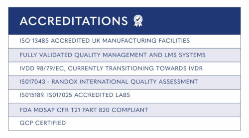 Biosciences Accreditations