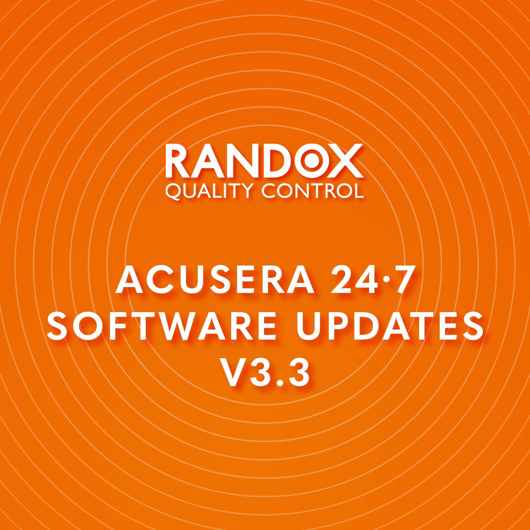 Acusera 24.7 Software Updates