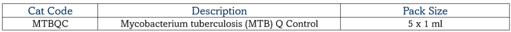 Mycobacterium tuberculosis (MTB) Q Control 01